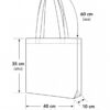 esquema bolsa de loneta corte holandes