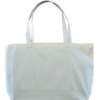 Bolsa de gabardina color crudo, corte holandés