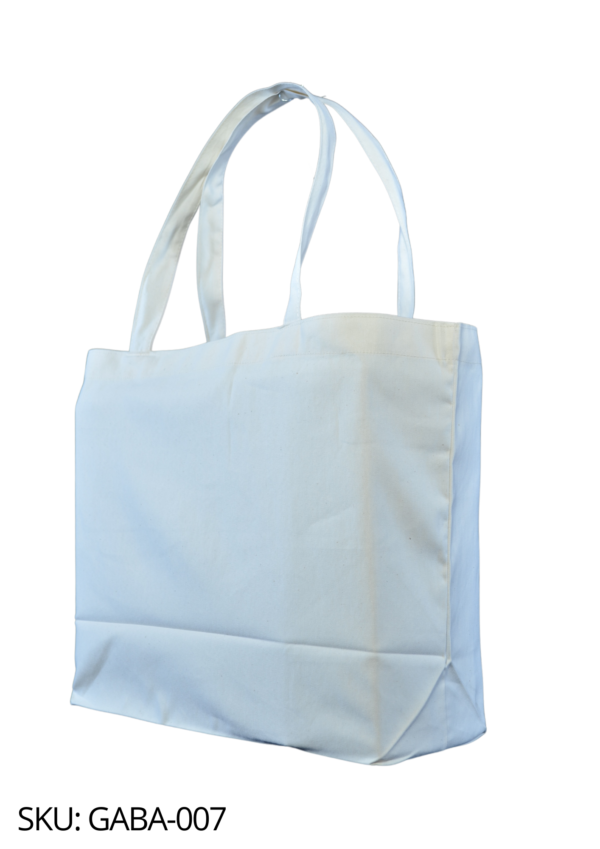Bolsa de gabardina color crudo, corte holandés