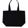bolsa gabardina negra 45 x 40 cm bolsa de gabardina negra corte holandés