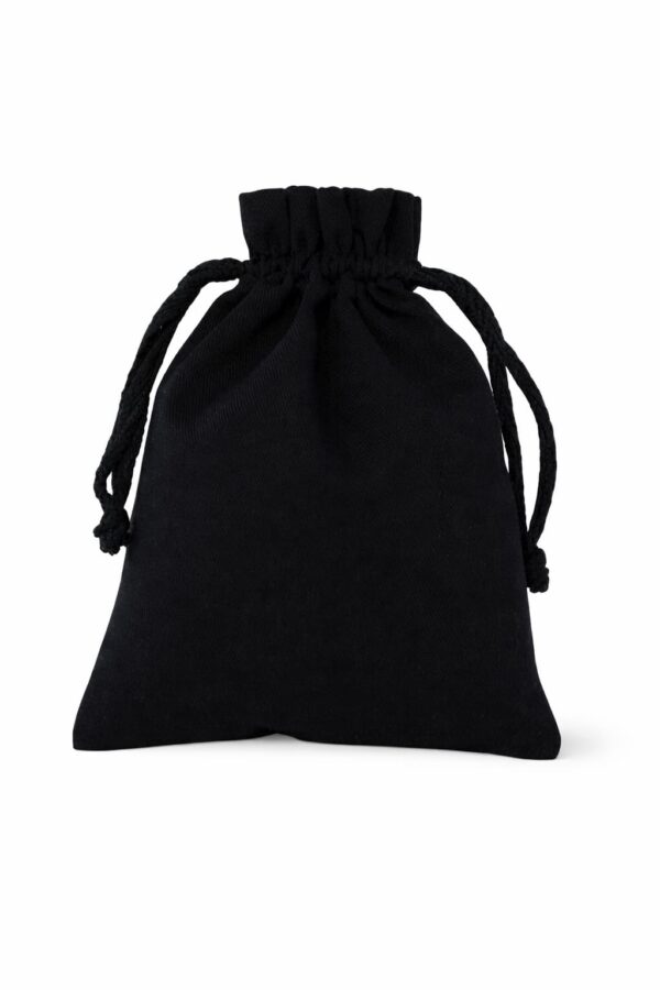 costal de gabardina negro 14 x 18.5 cm
