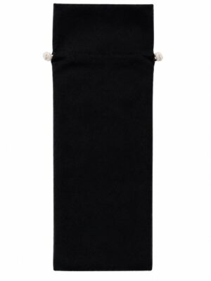 Costal gabardina negro con flor