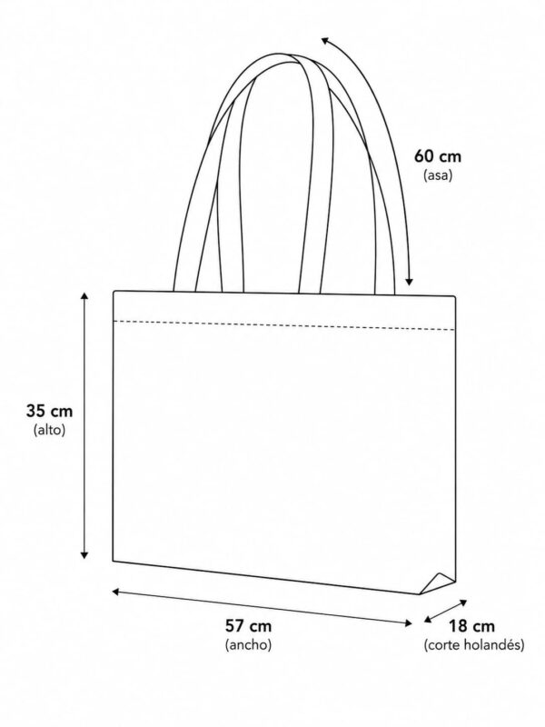 esquema bolsa de gabardina cruda corte holandés