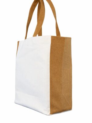 Bolsa de loneta con yute