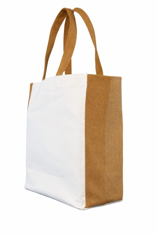 Bolsa de loneta con yute Bolsa de loneta con yute