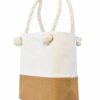 Bolsa de loneta con yute y cordón