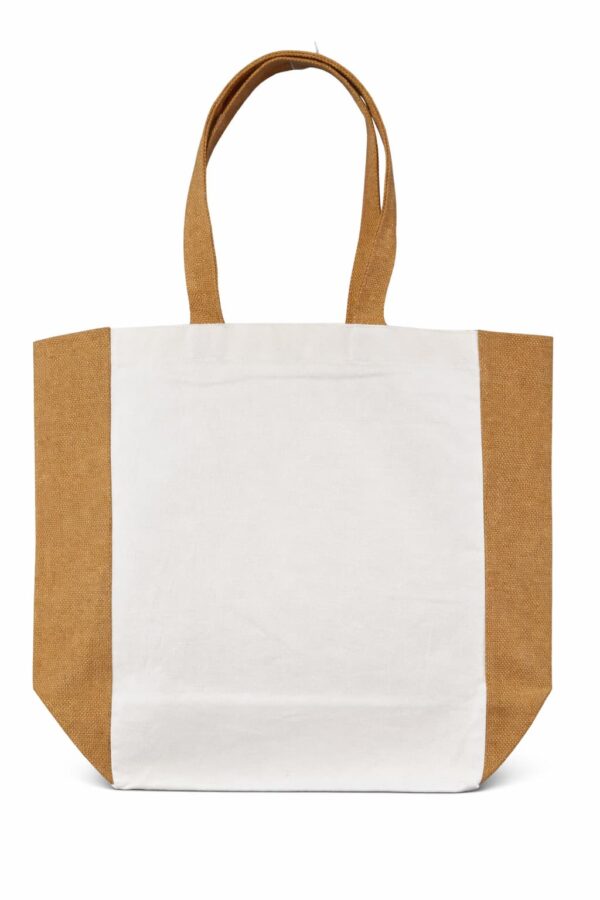 Bolsa de loneta cruda con yute Bolsa de loneta con yute tipo walmart