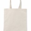 Bolsa loneta cruda 40 x 40 cm Bolsa de loneta plana de color crudo