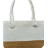 Bolsa de loneta con yute y cordón
