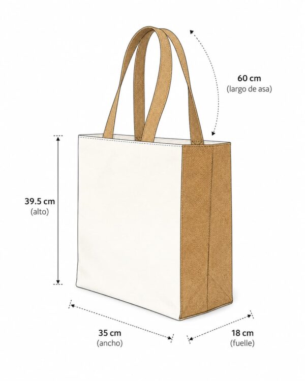esquema bolsa de loneta con yute esquema bolsa de loneta con yute tipo walmart