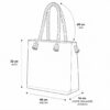 esquema bolsa de loneta cruda con cordón 40 x 40 cm esquema bolsa de loneta cruda con cordón