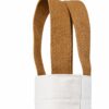 detalle bolsa para botella de loneta cruda con yute