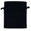 Costal de gabardina negro con flor