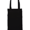 Bolsa de gabardina negra con corte holandés