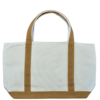 Bolsa de loneta con yute y cierre