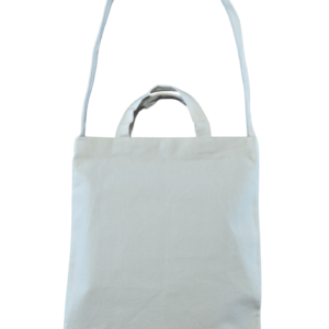 Bolsa de loneta con doble asa y broche