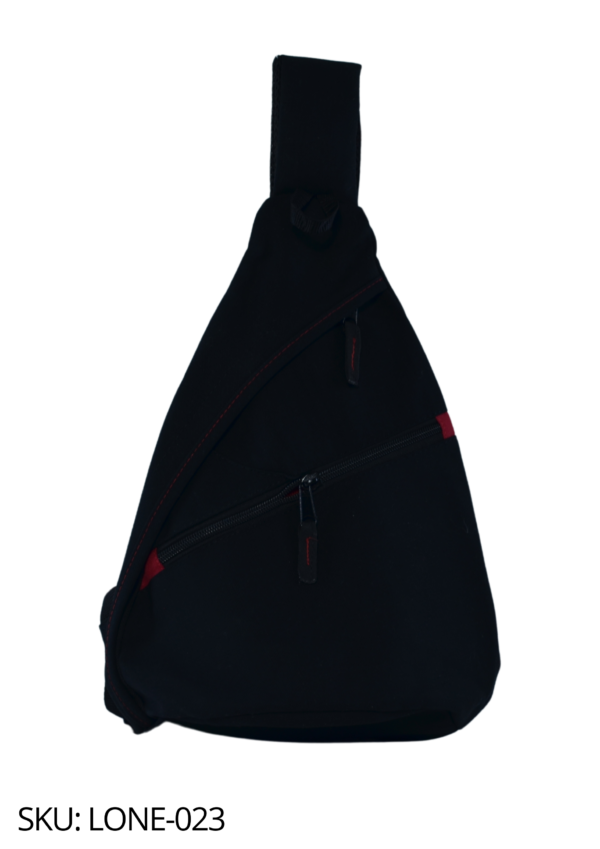 Mochila pera de loneta negra
