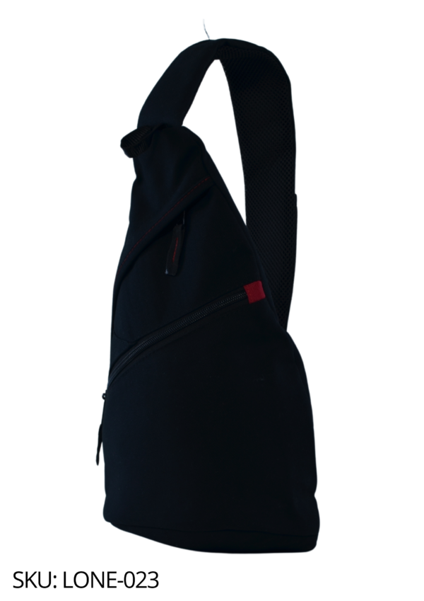 Mochila pera de loneta negra