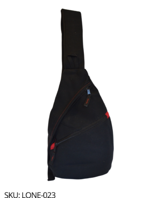Mochila pera de loneta negra