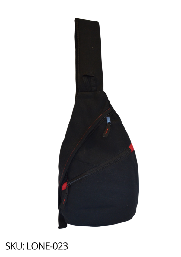 Mochila pera de loneta negra