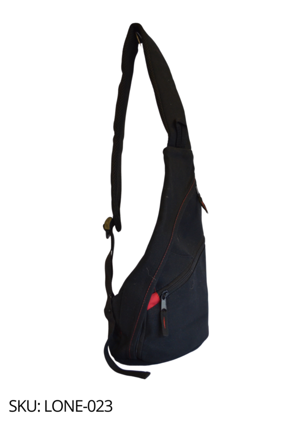 Mochila pera de loneta negra