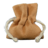 Costal de yute con pestaña