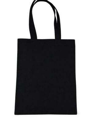 bolsa de loneta negra plana Bolsa de loneta negra plana