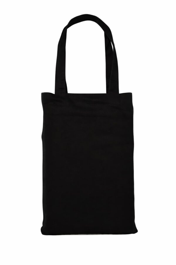 bolsa gabardina negra corte holandés 35 x 45 cm Bolsa de gabardina negra con corte holandés