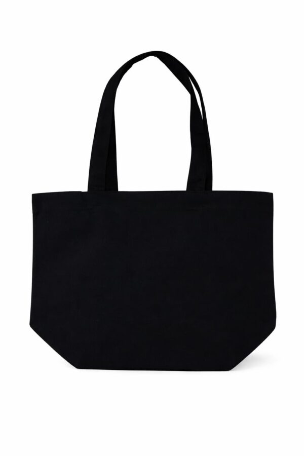 Bolsa de gabardina negra corte holandés