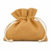 Costal de yute con flor 18.5 x 12.5 cm