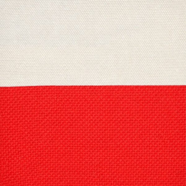 detalle bolsa de loneta con yute rojo detalle bolsa de loneta con yute rojo