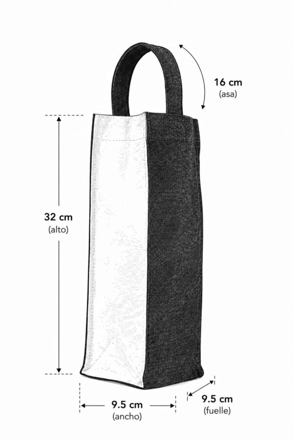 esquema bolsa de botella negra con cruda esquema bolsa de botella negra con crudo