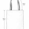 esquema bolsa de loneta negra plana