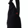 Mochila de pera de loneta negra