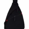 Mochila pera de loneta negra