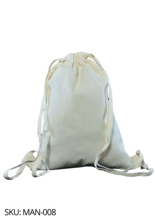 Morral mediano de manta cruda