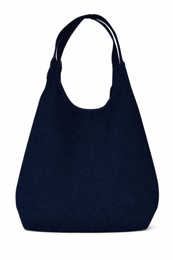 Bolsa mezclilla tipo camiseta Bolsa de mezclilla azul tipo camiseta