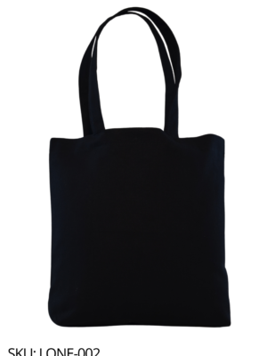 bolsa de loneta negra