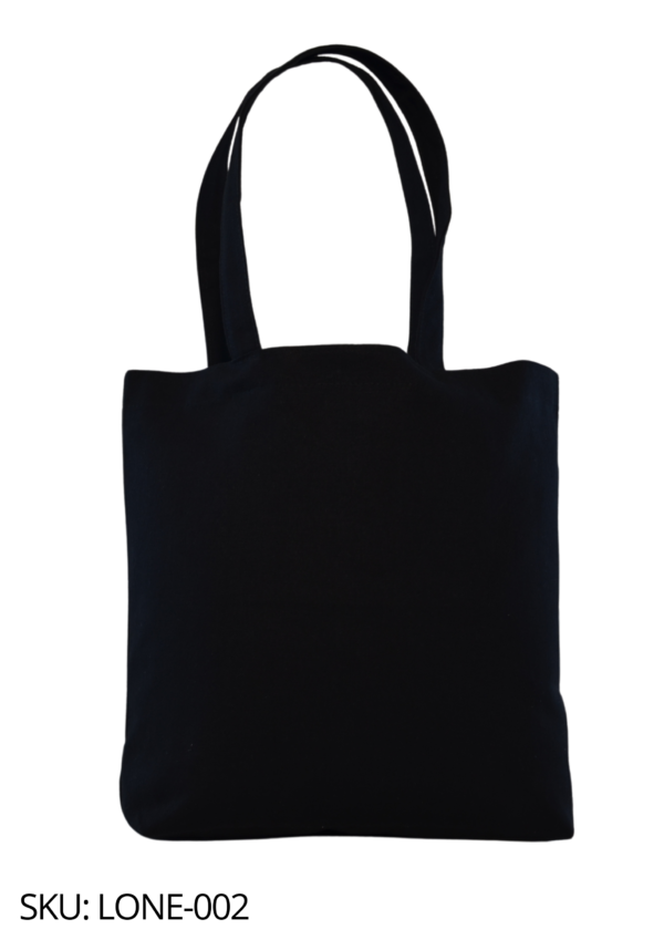 bolsa de loneta negra