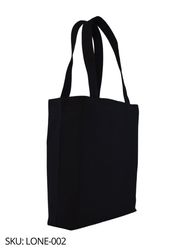 bolsa de loneta negra
