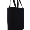 Bolsa de loneta negra, corte holandés