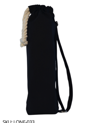 Morral de yoga negro