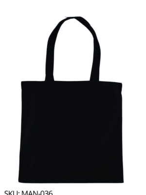 Bolsa de manta negra plana