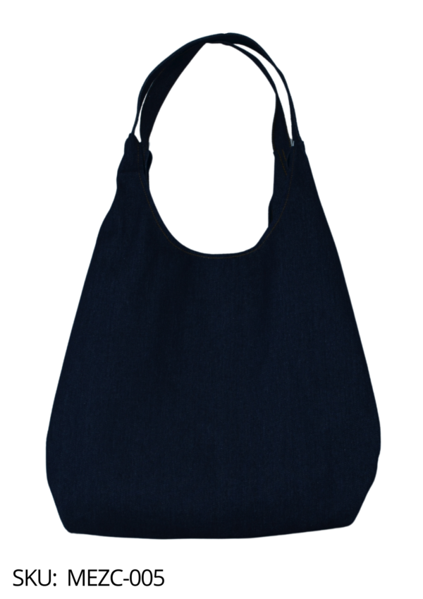 Bolsa de mezclilla tipo camiseta