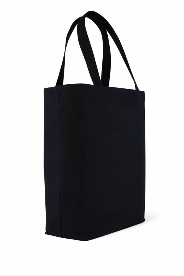 Bolsa de loneta negra, corte holandés