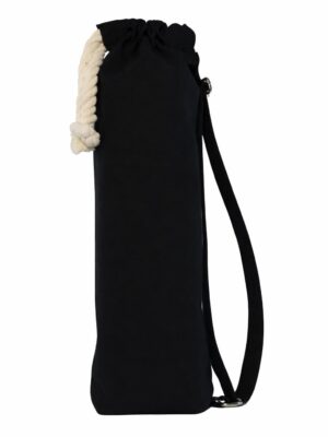 morral negro tapete para yoga Morral para tapete de yoga negro