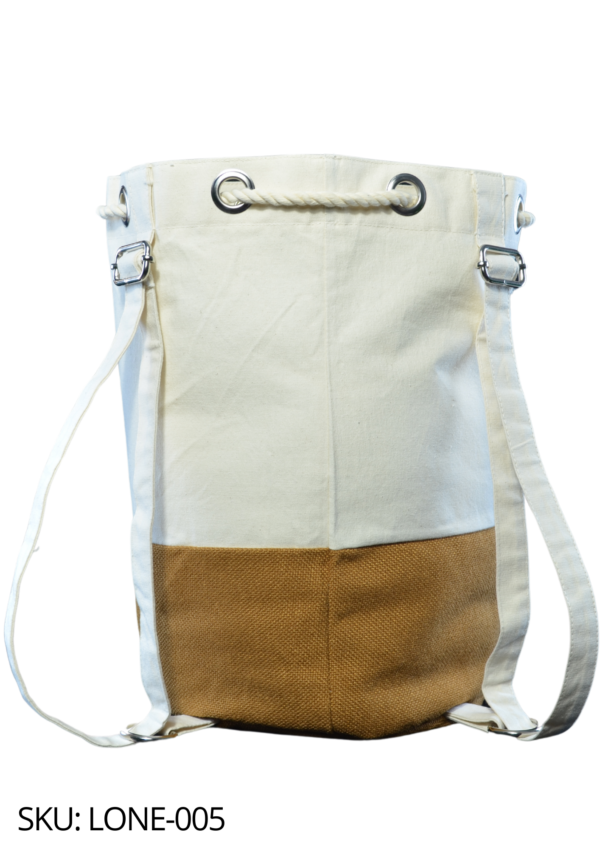 Bolsa de loneta con yute