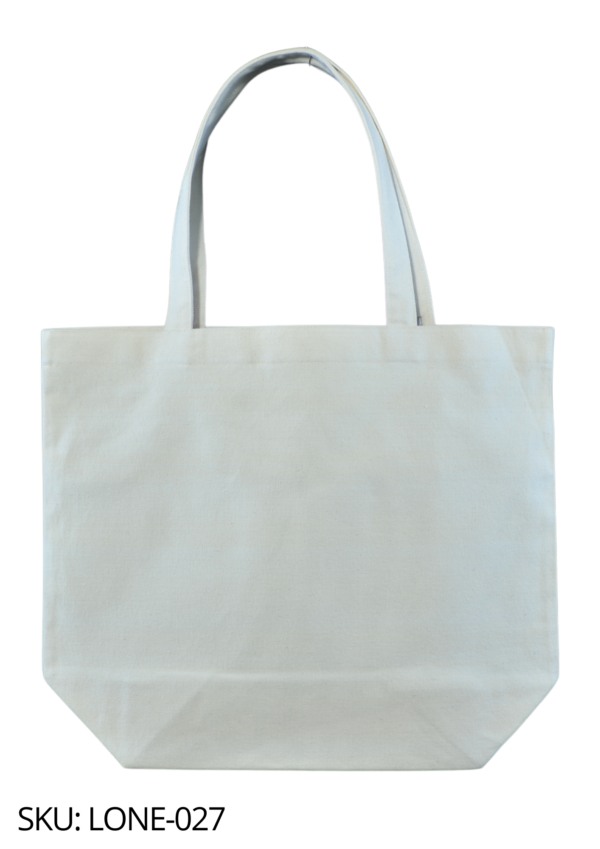 Bolsa de loneta crudo, corte holandés