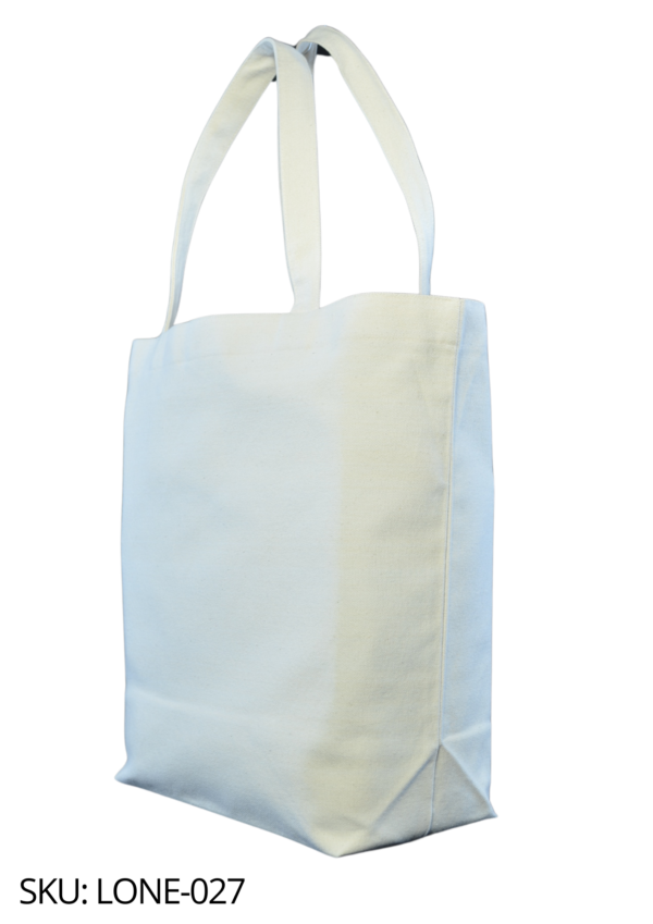 Bolsa de loneta crudo, corte holandés