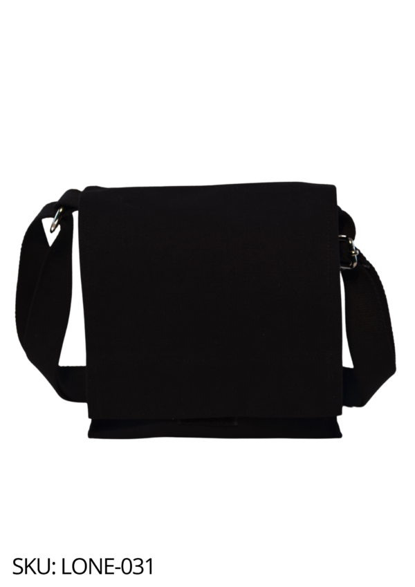 Bolsa de loneta negra para tablet